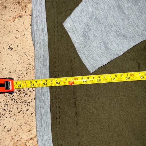 Buckle Military Green & Gray Long Sleeved Hoodie Sz L - Picture 7 of 10